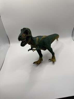 Schleich 14525 Tyrannosaurus Rex T-Rex Dinosaur Figure Green/Yellow